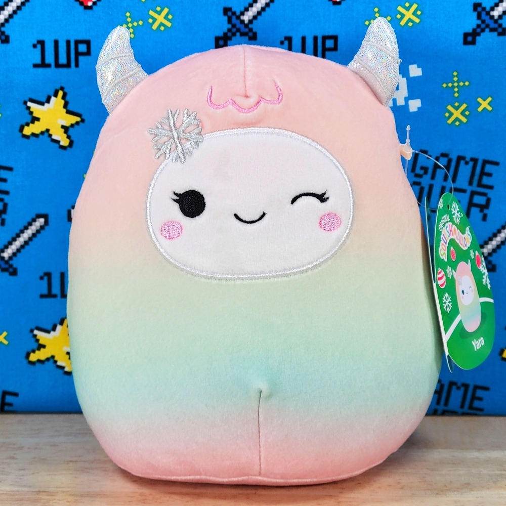 Squishmallow Yara the Yeti 7" UltraSoft Stuffed Christmas Holiday Toy Plush NWT